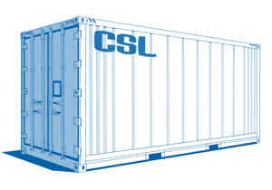 CSL 20ft Cool Room door end view